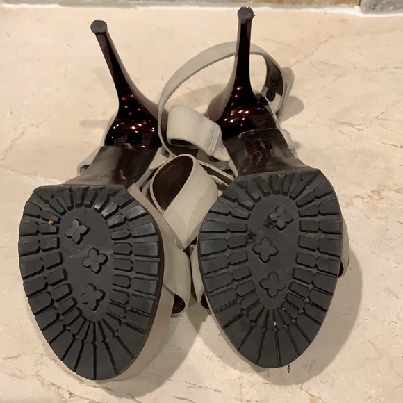 Vera Wang Lavender Brie Latte Beige Sandals - Picture 5 of 7